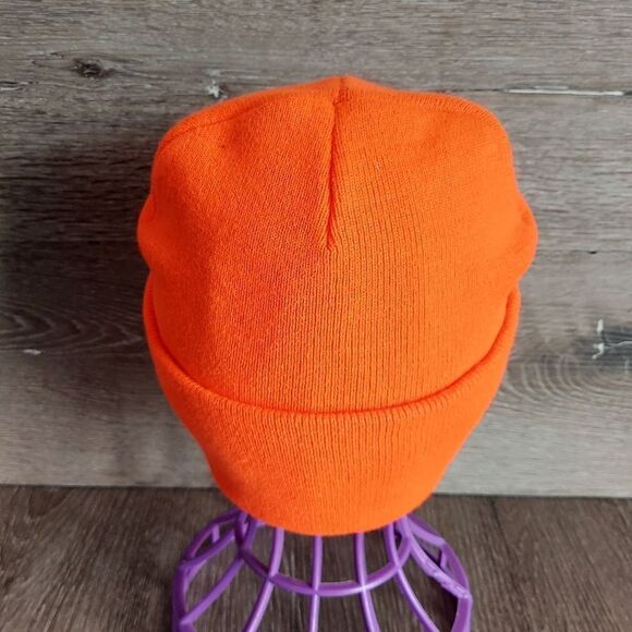 Carhartt Bright Orange Knit Cuffed Beanie - Picture 2 of 3